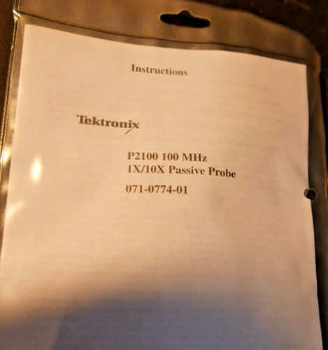 Tektronix p2100 100 mhz 10x - tektronix,
